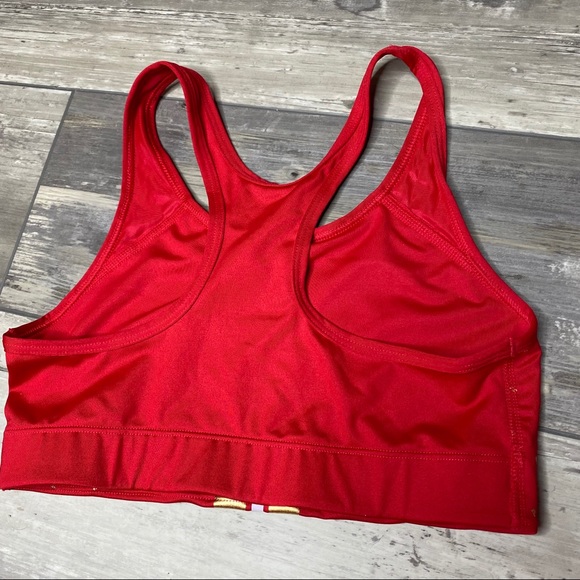 NWOT PINK Ultimate Sports Bra Red Medium - Picture 3 of 4
